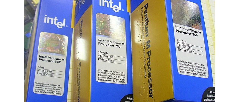 Intel Pentium M 760, 750 a 740 (Box)