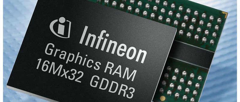 Infineon 512MBit GDDR3 čipy