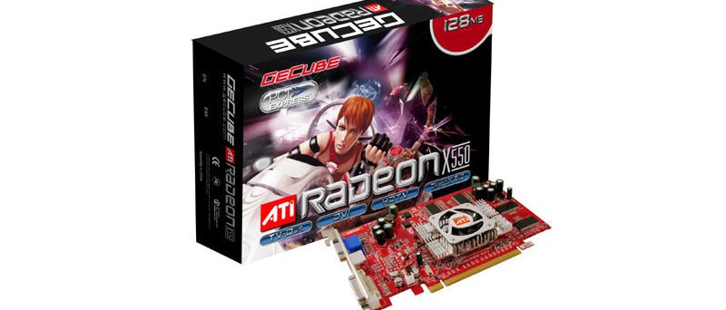 GeCube Radeon X550 128MB/256MB 128-bit Edition