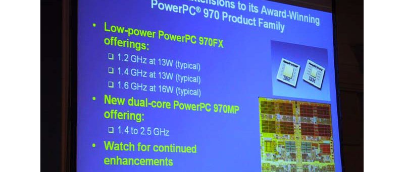 PowerPC 970MP a 970FX procesory