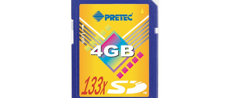 Pretec 4GB SD 133× karta