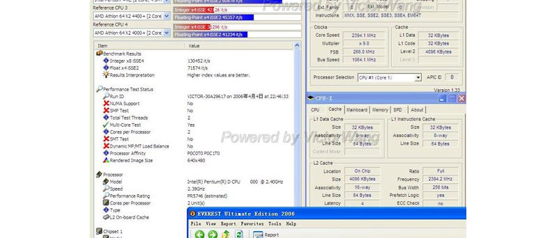 Demonstrace výkonu procesoru Intel Conroe E6600