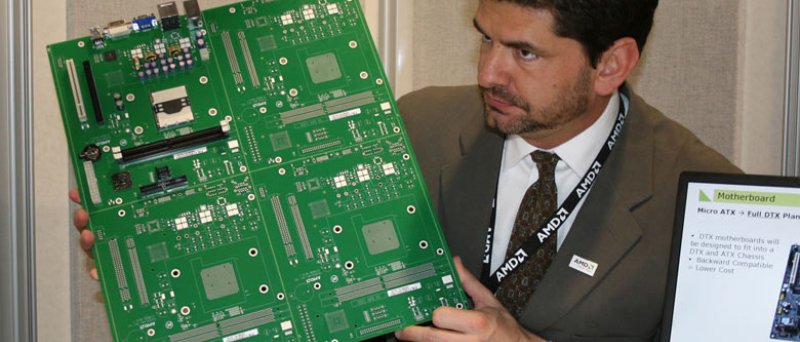 PCB panel se čtyřmi deskami DTX