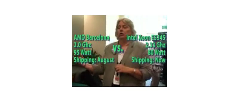 Barcelona 2 GHz vs. Xeon E5345 2,33 GHz