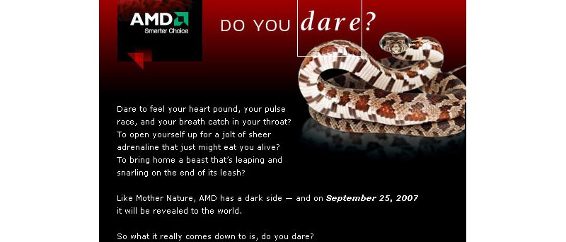 AMD - Do you dare?