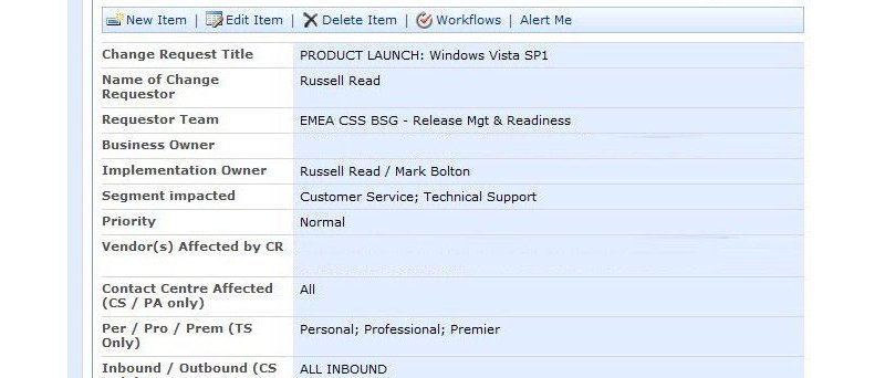 Product Launch: Windows Vista SP1