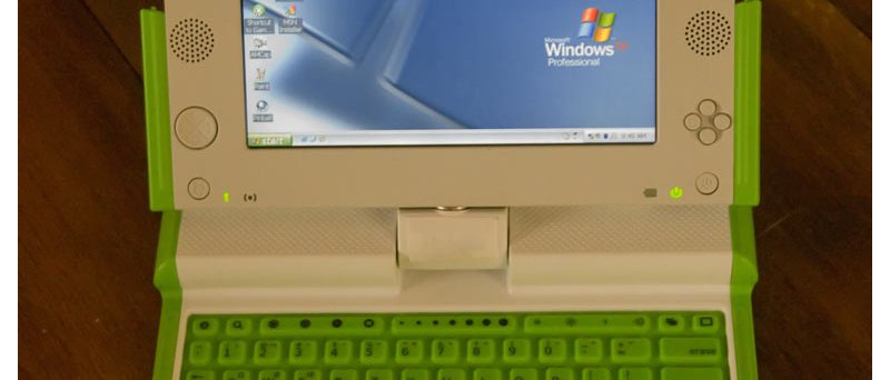Windows XP na OLPC notebooku XO