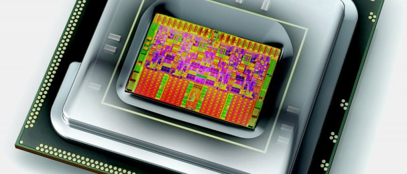 Procesor Intel Core i7 - ilustrační pohled na jádro