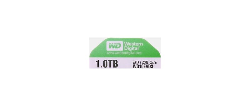 WD10EADS - Western Digital 1TB Green s 32 MB cache - štítek