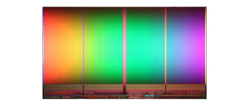 25nm 64Gbit NAND flash die, 2bit MLC
