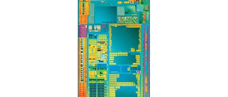 Intel Atom E600 die