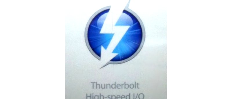 Thunderbolt logo (fotografie prospektu)