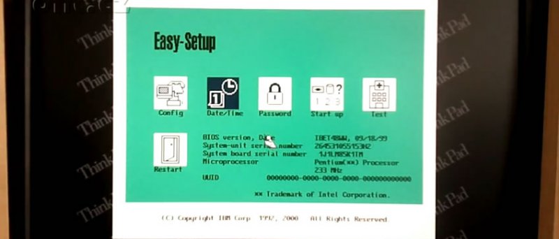 IBM ThinkPad 600 - Easy-Setup (video)