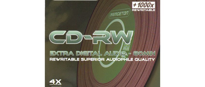 CD-RW emgeton Audio extra digital, superior audiophile quality -