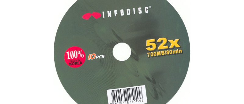 CD-R InfoDisc  - zepředu