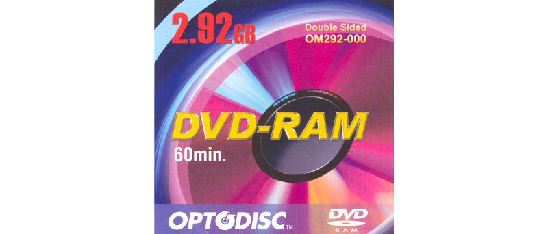 DVD-RAM Optodisc DoubleSided OM292-000 - zepředu