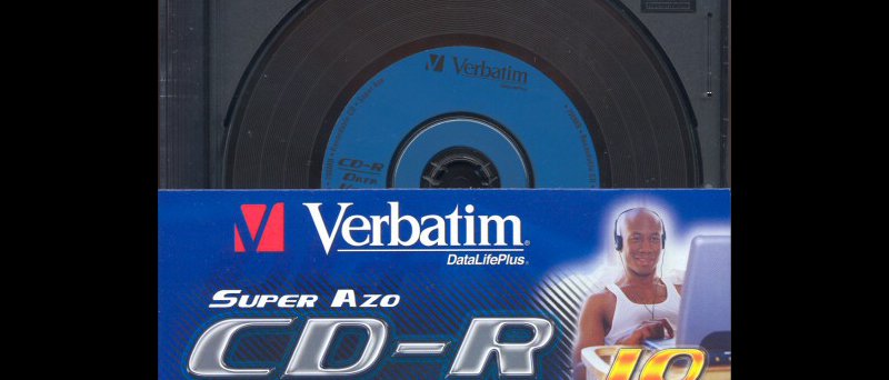 CD-R Verbatim DataLifePlus Super AZO Data Vinyl - zepředu