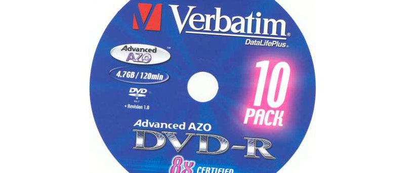 DVD-R Verbatim DataLifePlus Advanced AZO - zepředu