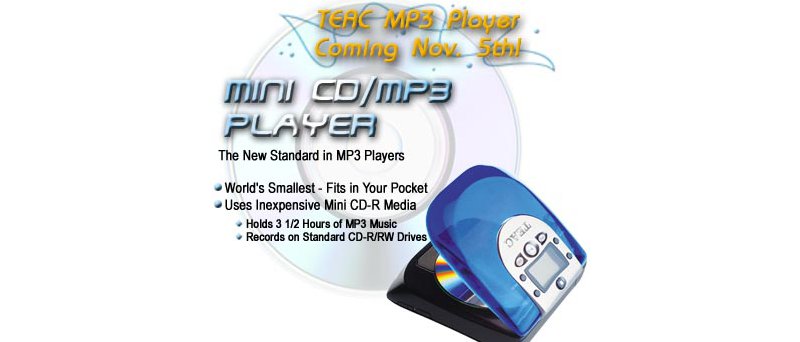 Teac MP3/CD přehrávač