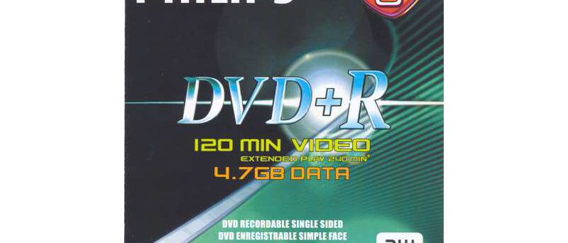 DVD+R Philips DR4S8J20C/00 - zepředu