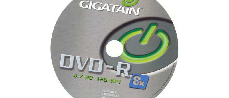 DVD-R Gigatain  - zepředu