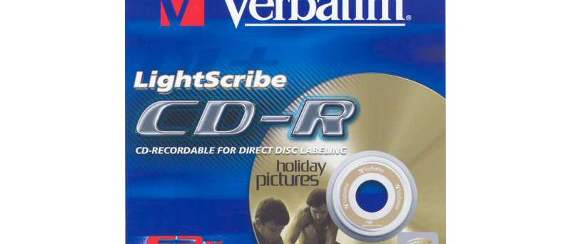 CD-R Verbatim DataLifePlus LightScribe - zepředu