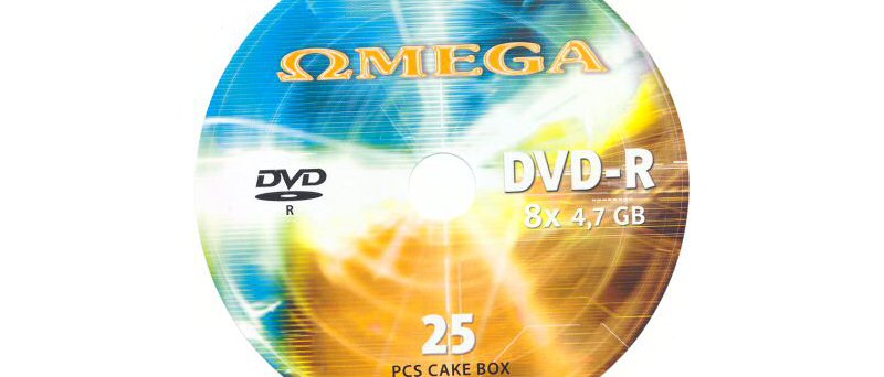 DVD-R Omega  - zepředu