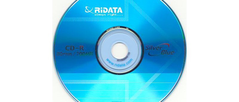 CD-R RiDATA Silver Blue - médium