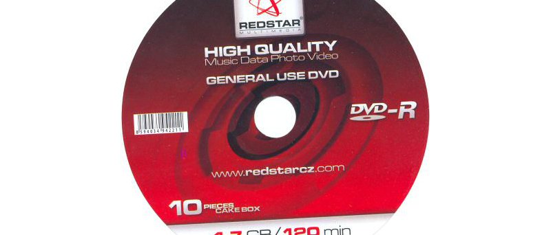 DVD-R Redstar  - zepředu