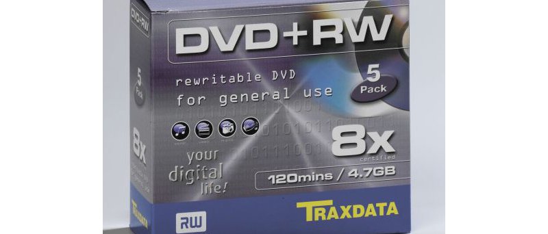 Traxdata DVD+RW 8×