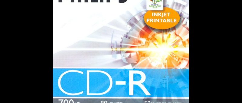 CD-R Philips inkjet printable - zepředu