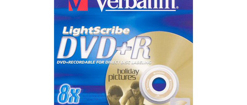 DVD+R Verbatim LightScribe - zepředu