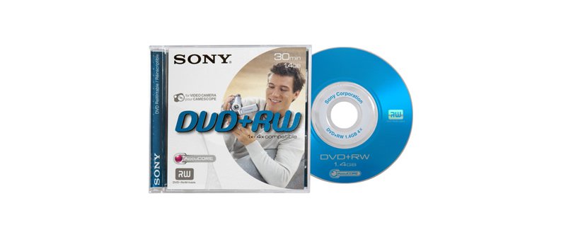 Sony DVD+RW 8cm s AccuCORE