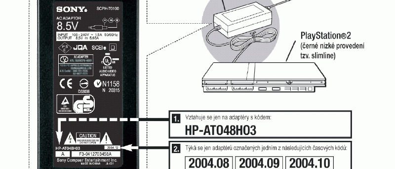 Sony PS2 výměna zdrojů