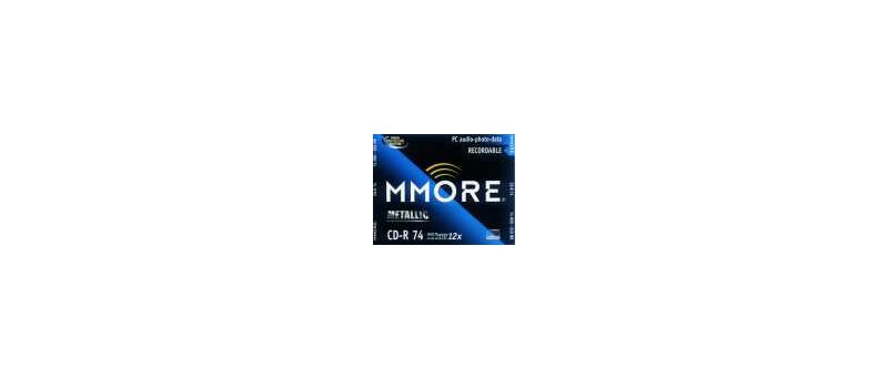 MMORE CD-R 74min 12× Metallic