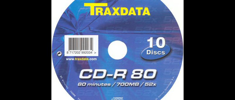 CD-R Traxdata  - zepředu