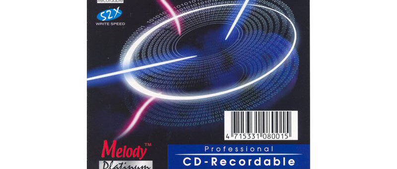 CD-R Melody Platinum CDRSS80M001 - zepředu