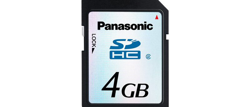 Panasonic SDHC card 4 GB