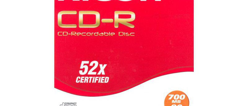 CD-R Ricoh  - zepředu