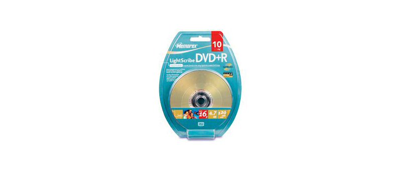 Memorex DVD+R LightScribe