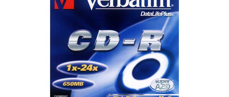 CD-R 74min 24× Verbatim front