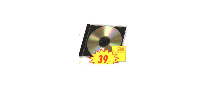 Prázdný CD-ROM Tesco