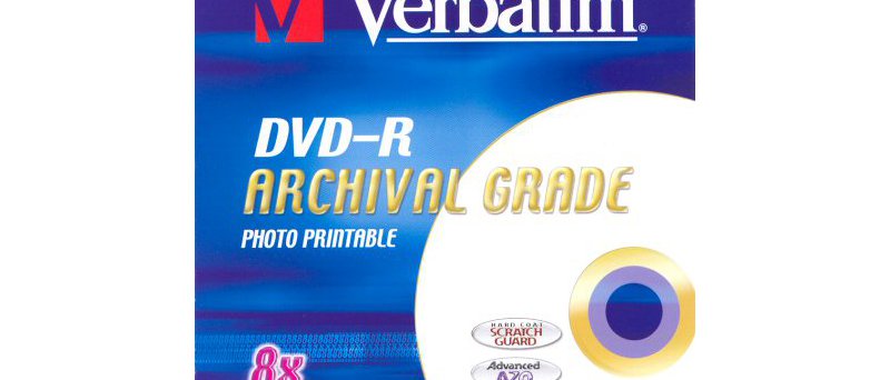 DVD-R Verbatim Archival Grade photo printable Advanced AZO - zep