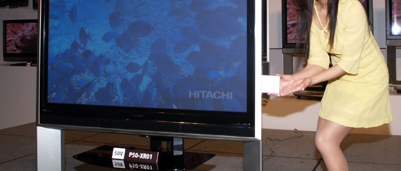 Hitachi TV Woo zepředu s iVDR-S