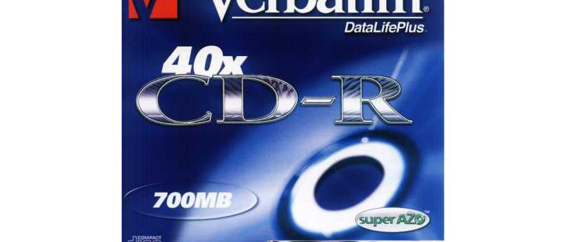 CD-R Verbatim DataLifePlus SuperAZO Fast Dry Printable - zepředu