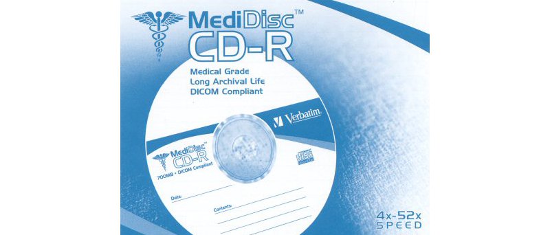 CD-R Verbatim MediDisc Long Archival Life DICOM Compliant - zepř