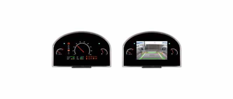 Sharp vehicle LCD 8" 800×480 2500:1