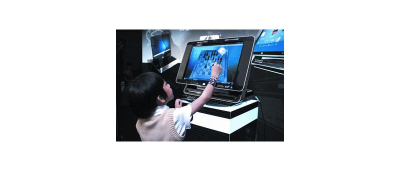 HP touch screen PC - foto John Hsu, Digitimes