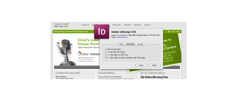 Adobe InDesign CS3 posila data