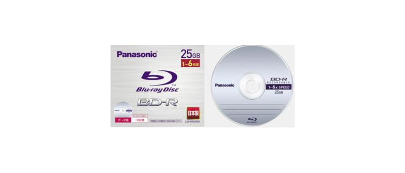 Panasonic BD-R SL 6×